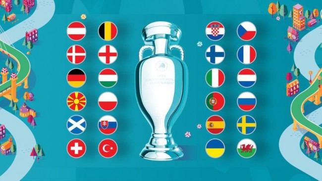这12座城市被分在6个小组：A组：阿塞拜疆、意大利B组：丹麦、俄罗斯C组：荷兰、罗马尼亚D组：英格兰、苏格兰E组：爱尔兰、西班牙F组：德国、匈牙利其中11座城市将承办3场小组赛+1场淘汰赛